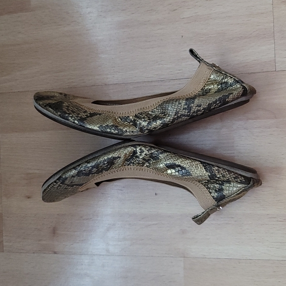 Yosi Samra Samara Snakeskin Flats - Picture 7 of 10
